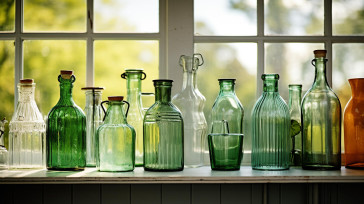 Vantaggi dell'uso di bottiglie di vetro