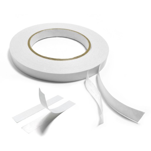 Nastro biadesivo trasparente 50m x 1cm 1 pz megamix.sk