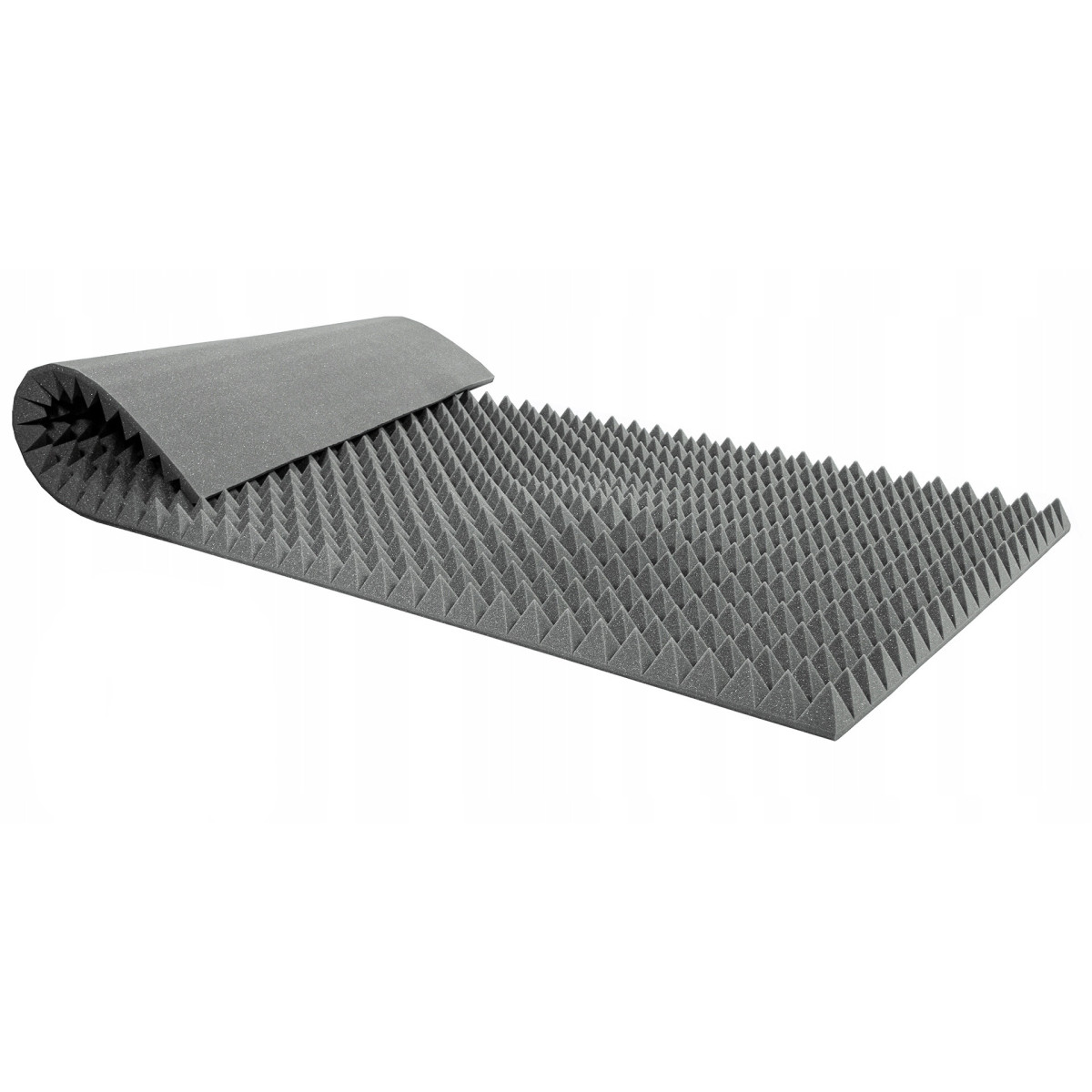 schiuma acustica fonoassorbente PIRAMIDE 80mm 200x100cm senza colla ignifuga megamix.sk