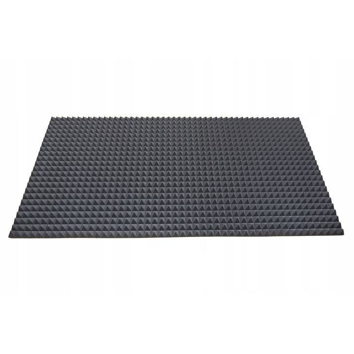 schiuma acustica fonoassorbente PIRAMIDE 80mm 200x100cm senza colla ignifuga megamix.sk