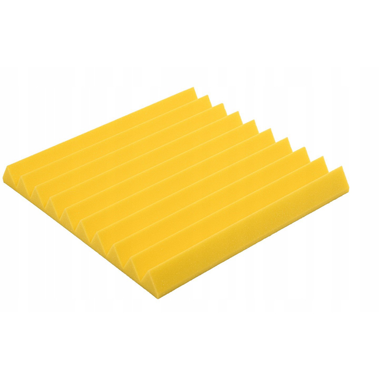 Pannello acustico 50x50x5cm giallo autoestinguente ignifugo megamix
