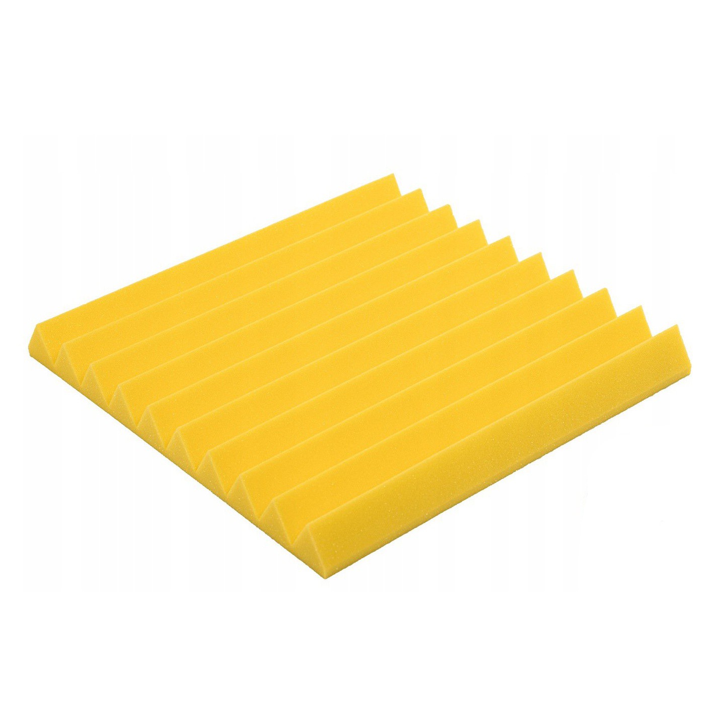Pannello acustico 50x50x5cm giallo autoestinguente ignifugo megamix