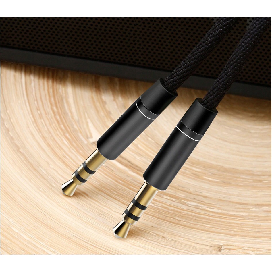 Cavo audio 3,5mm nylon AUX mini jack 95cm megamix.sk