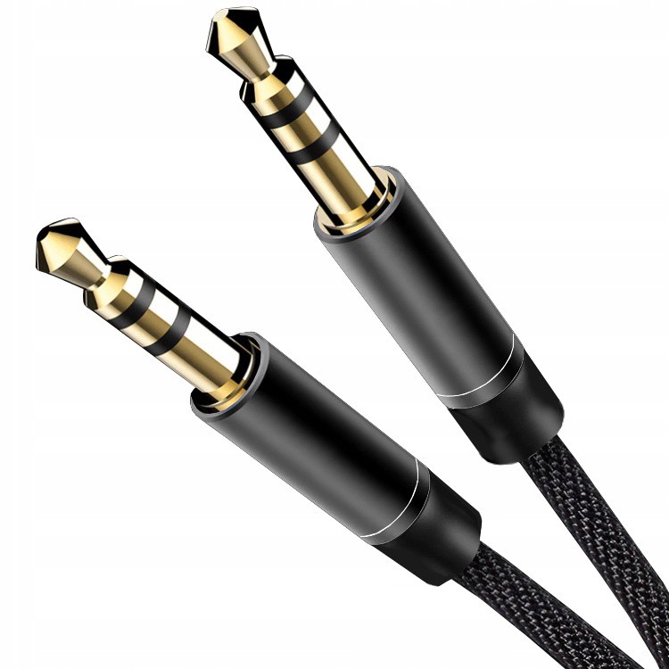 Cavo audio 3,5mm nylon AUX mini jack 95cm megamix.sk