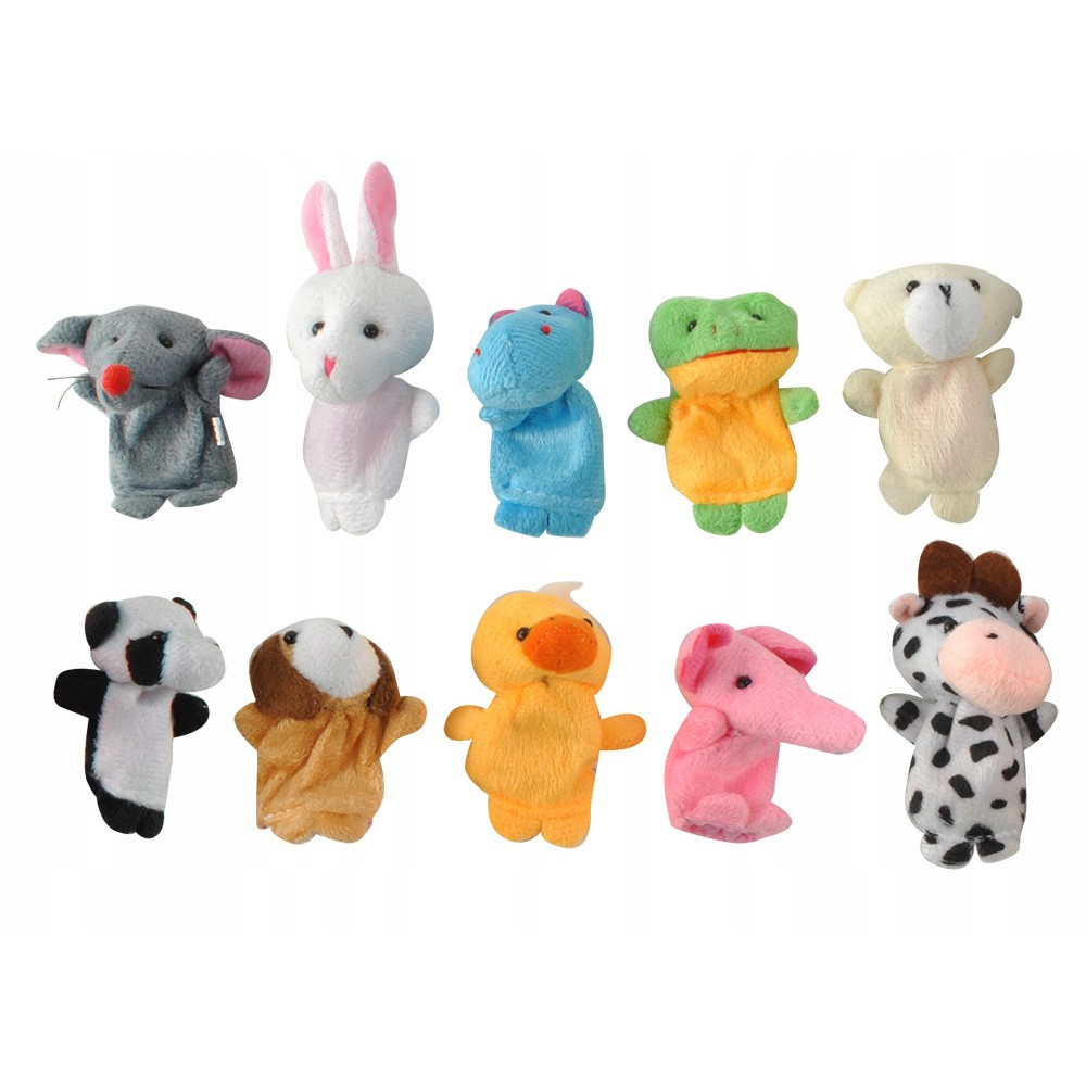 Pupazzi da dito 10 pezzi animali megamix.sk