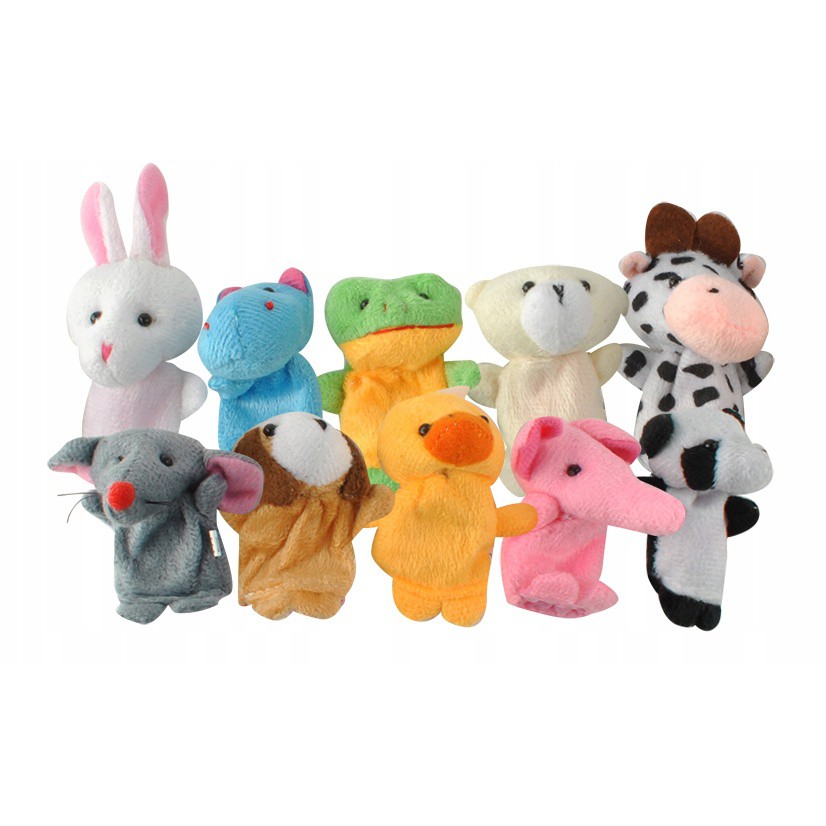 Pupazzi da dito 10 pezzi animali megamix.sk