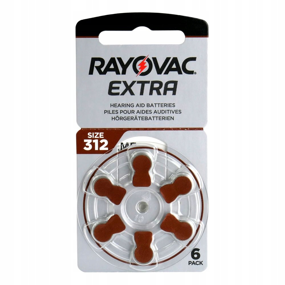 batterie per apparecchio acustico 60pz Rayovac tipo 312/PR41 megamix.sk