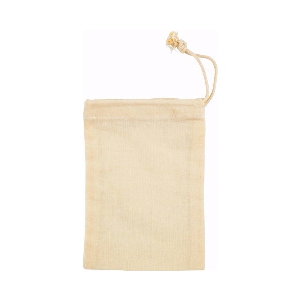 borsa di cotone 135x95mm con cordoncino beige megamix.sk