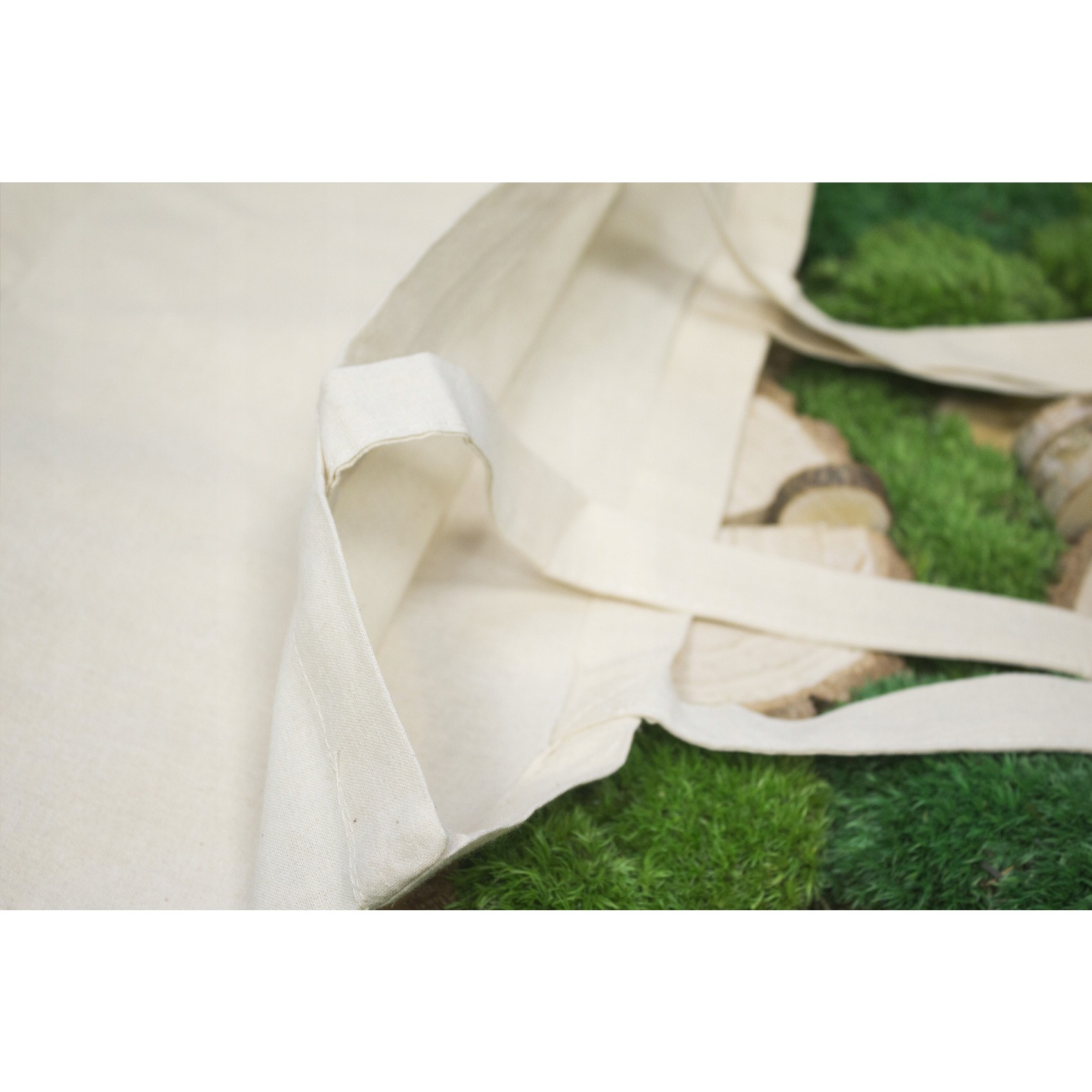 Borsa in cotone per la spesa ECO beige 38x42cm megamix.sk