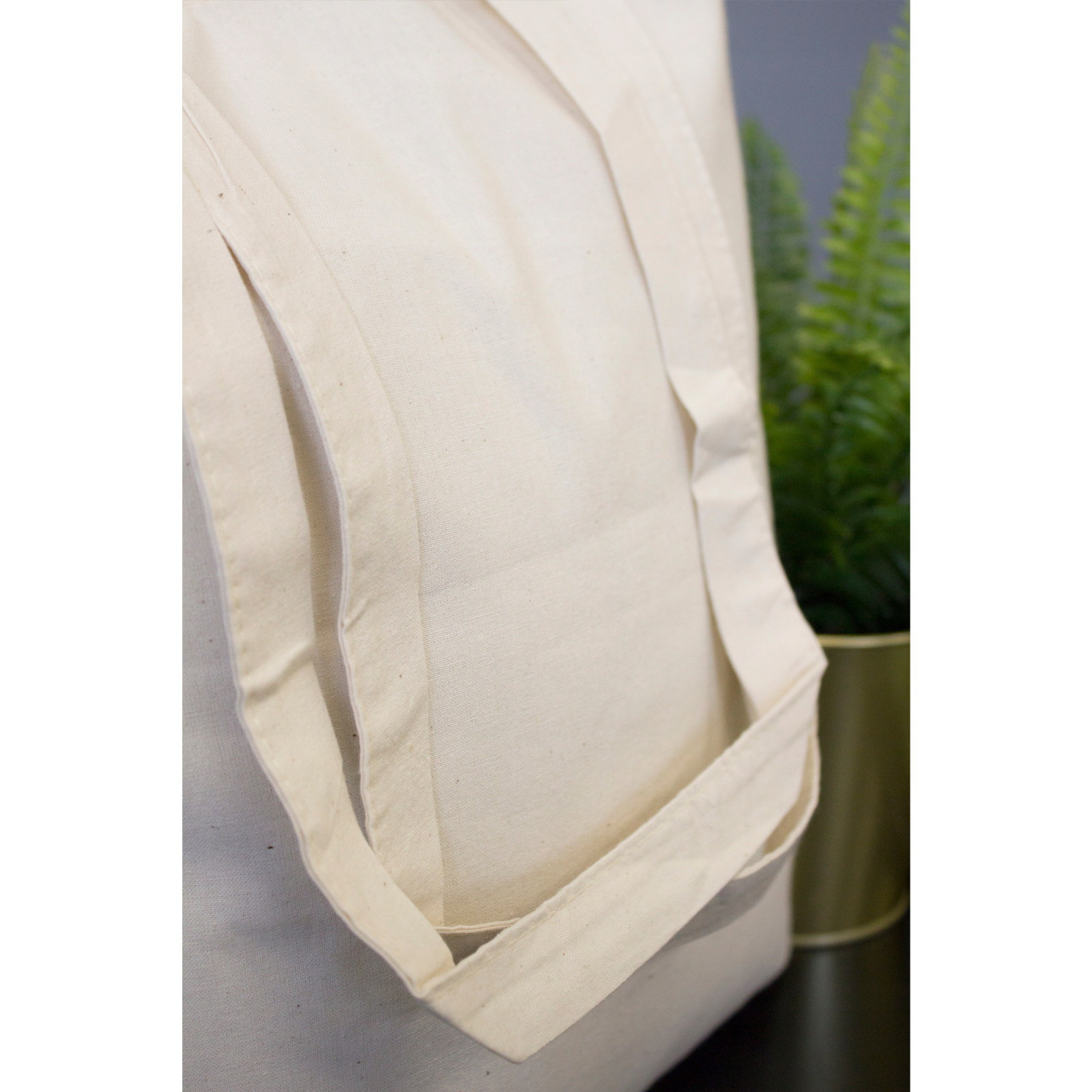 Borsa in cotone per la spesa ECO beige 38x42cm megamix.sk