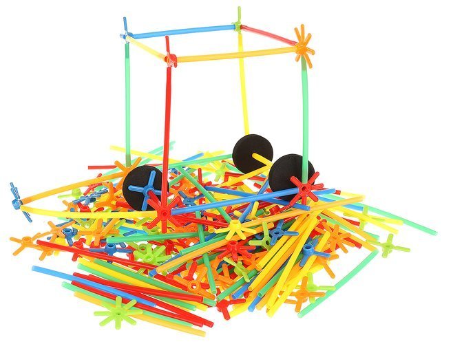 Blocchi - cannucce - set da 238 pezzi