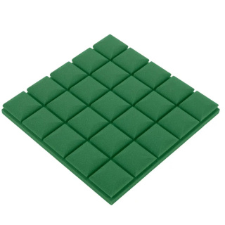 Pannello acustico verde scuro PALLA 50x50 cm spessore 5 cm