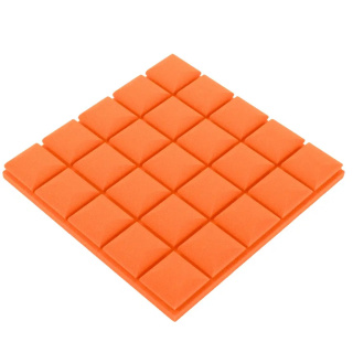 Pannello acustico arancione CUBO 50x50 cm spessore 5 cm