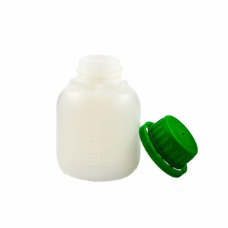 Bottiglia 100ml HDPE e tappo verde