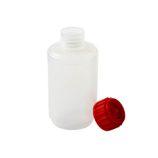 Bottiglia 100ml LDPE e tappo rosso