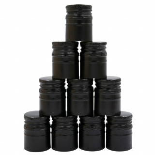 Chiusura a vite in alluminio 30/44 mm 50 pezzi nero lungo