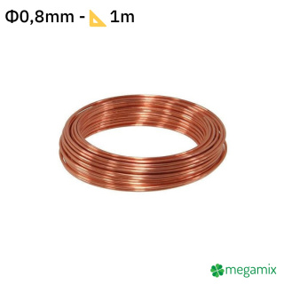 Filo di rame Φ0,8mm 1m