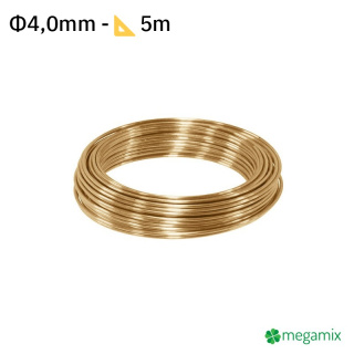 Filo di ottone Φ4,0mm 5m