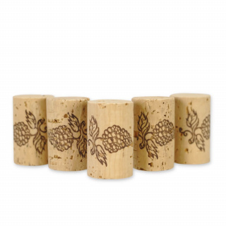 Sughero naturale agglomerato 24x38mm 10 pezzi