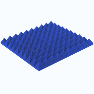 Pannello acustico blu PIRAMIDE 50x50 cm spessore 5cm