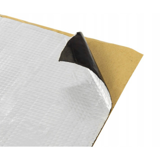 Stuoia autoadesiva in alluminio butilico 1,5mm 100x50cm AB-1