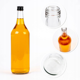 Bottiglia di vetro 1000ml 30cm MONOPOL