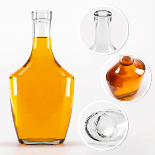 Bottiglia di vetro 500ml 21cm KONESER