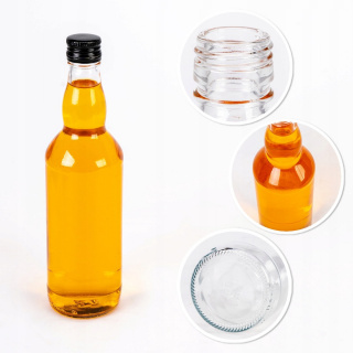 Bottiglia di vetro 500ml 24cm MONOPOL