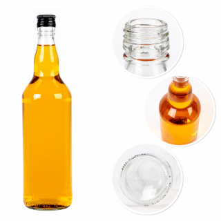 Bottiglia di vetro 700ml 28cm MONOPOL