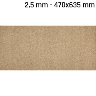 Piastra di tenuta sughero-gomma 470x635x2,5 mm
