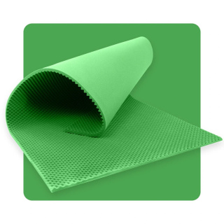 Pannello acustico in schiuma ONDE 200×100 cm 3 cm verde scuro