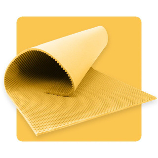 Pannello acustico schiuma ONDE 200×100 cm 4 cm giallo