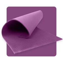 Pannello acustico in schiuma ONDE 200×100 cm 5 cm viola