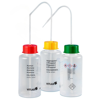 Ugello con stampa Metanolo, 250 ml, collo largo GL45 – PE-LD