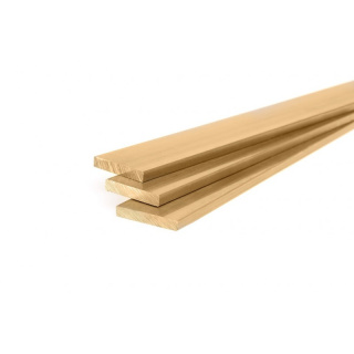 Listello piatto in ottone barra 10x5 mm