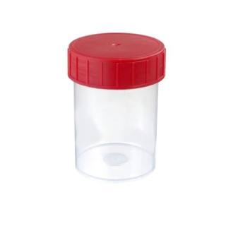 Contenitore sterile per urina da 125 ml con chiusura a vite