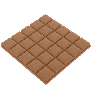 Pannello acustico marrone CUBO 50x50 cm spessore 5cm