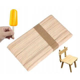 Bastoncini di legno per gelati 50 pezzi