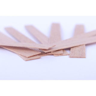 Zibellino di legno per candele 150x13mm 10 pezzi