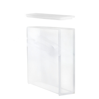 Cuvetta in vetro di quarzo ES, percorso ottico 40 mm, 45×12,5×52,5 mm, tappo in PTFE