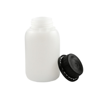 Bottiglia 250ml HDPE e tappo nero
