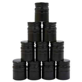 Chiusura a vite in alluminio 30/44 mm 50 pezzi nero lungo