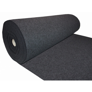 Tessuto non tessuto in feltro morbido grigio scuro 3mm 150x50cm 400g/m²