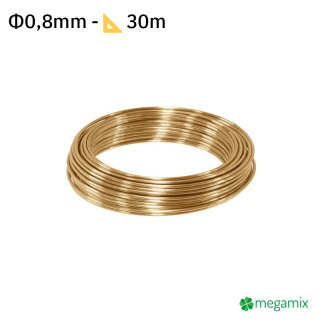 Filo di ottone Φ0,8mm 30m