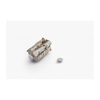 Magnete al neodimio 10 pezzi con colla 3M MW 8x1 N38