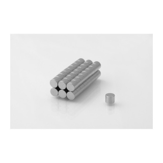 Magnete al neodimio 10 pezzi cilindrico MW 6x5 N38