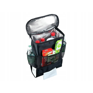 Organizzatore termico da auto per sedile 35x28x10cm nero