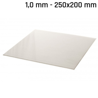 Lastra alpacca (argento nuovo) 250x200x1,0mm