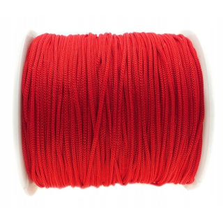 Corda intrecciata 40m 0.8mm rossa poliestere