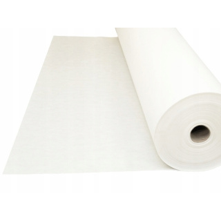 Tessuto non tessuto in poliestere bianco larghezza 160 cm